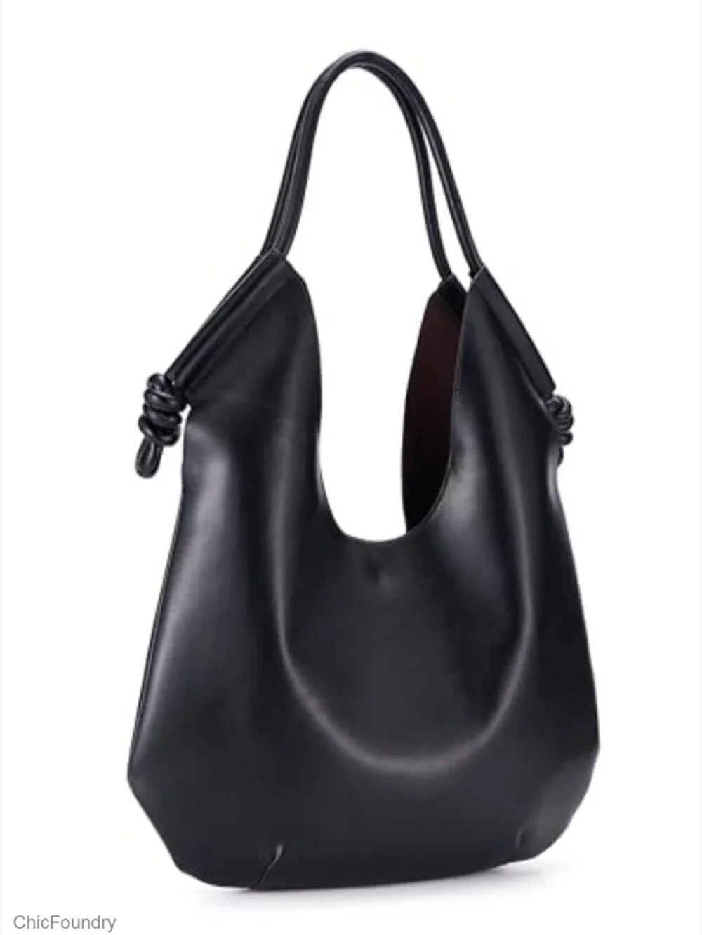 Large Hobo Tote Shoulder Handbag Faux Leather Satchel Work Travel